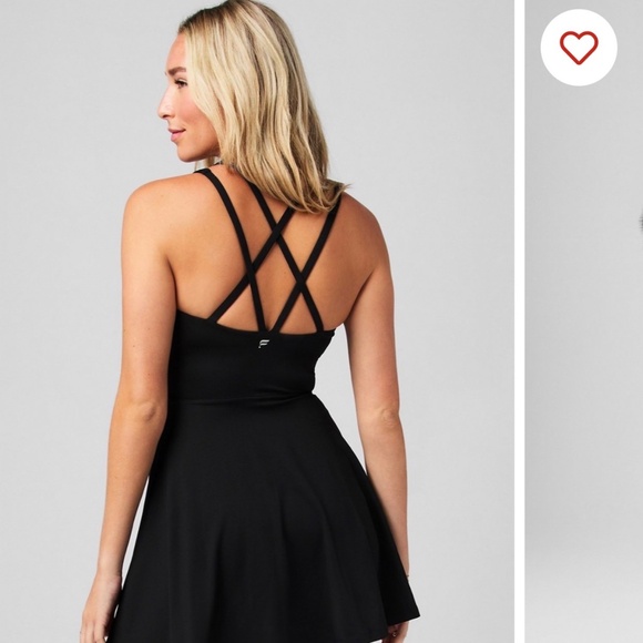 Fabletics Boost Performance Dress Classic Mini Black Size L - Picture 3 of 6